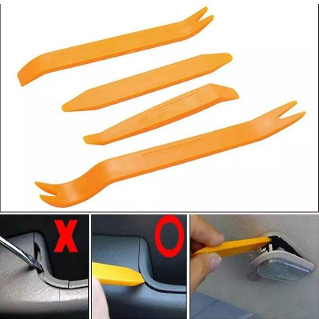 ALAT BUKA CONGKEL DASHBOARD PANEL INTERIOR MOBIL TRIM AUDIO REMOVER ISI 4PCS