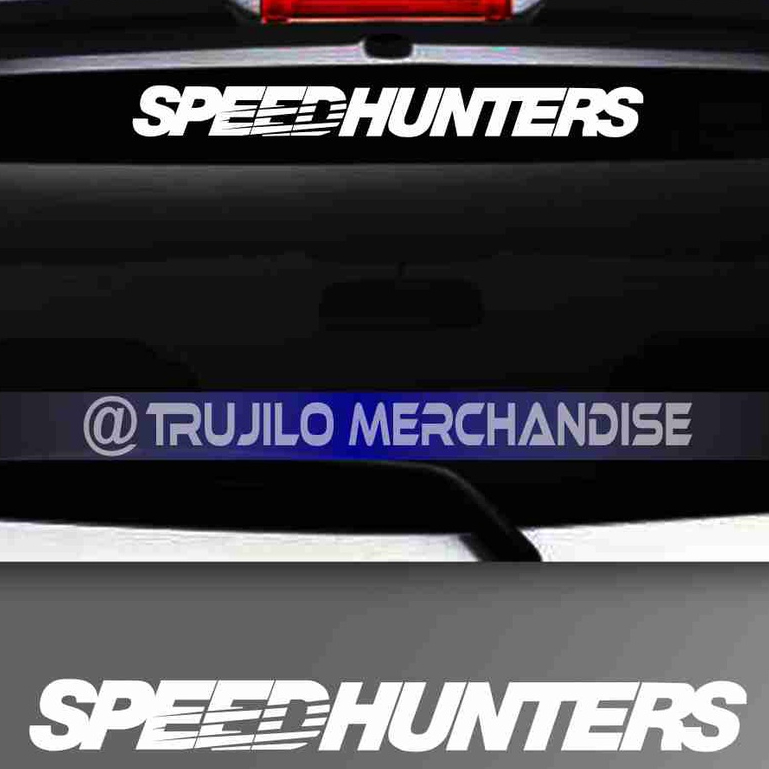 Stiker Speedhunter Text Kaca Mobil Body Mobil Jdm Font Sticker Cutting Car