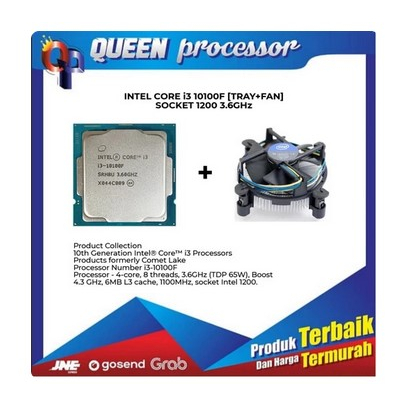 PROCESSOR INTEL CORE i3 10100F 3.6 GHz