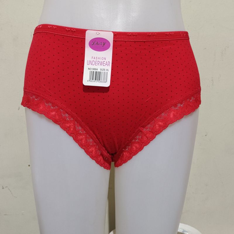 Celana Dalam Wanita Renda/Cd wanita Renda Motif Polkadot Laisy art 998A