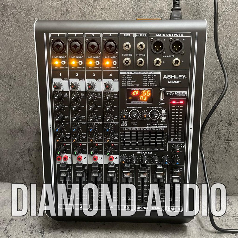 power mixer ashley m4260 original4 channel bluetooth ASHLEY M 4260