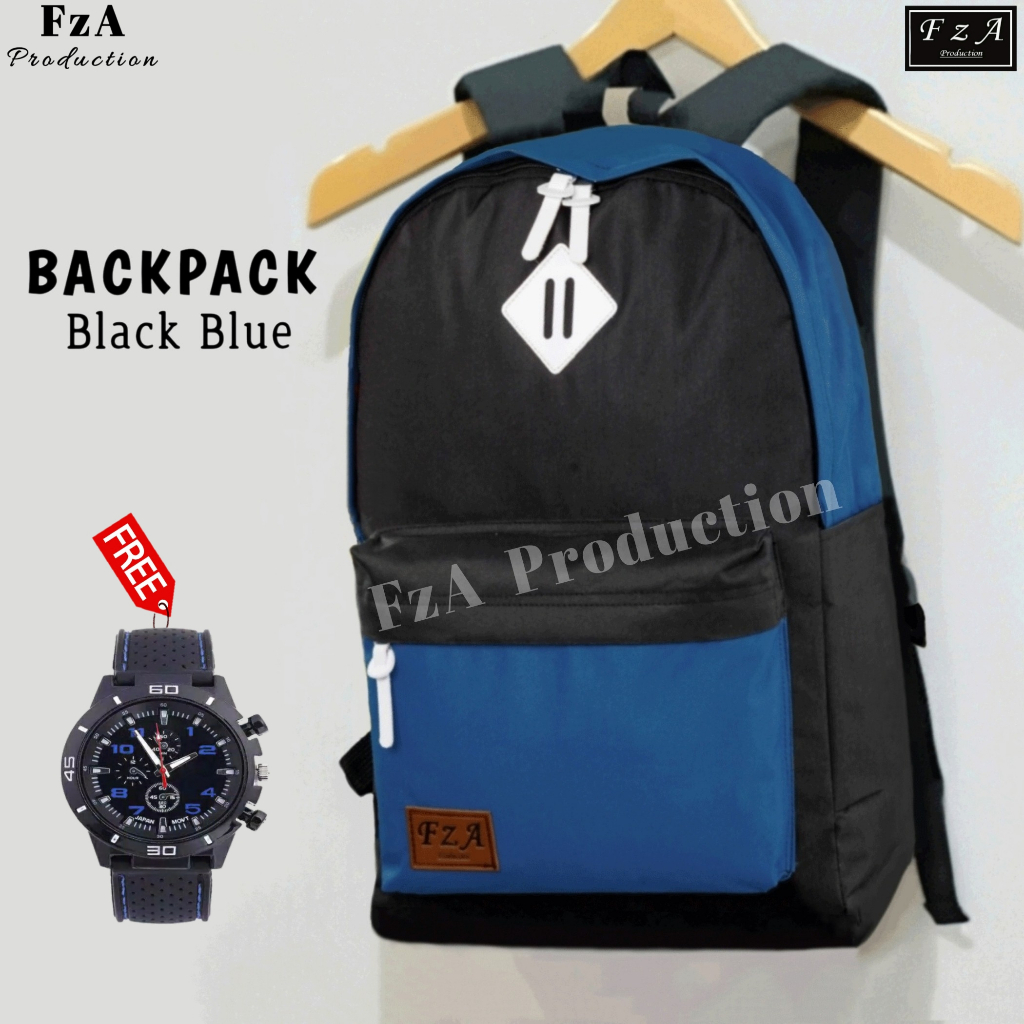 FzA Official - Tas Ransel Distro Casual Pria Wanita / Tas Ransel Laptop Backpack Sekolah Kuliah Distro Original Tas Punggung Laptop - BBSPT