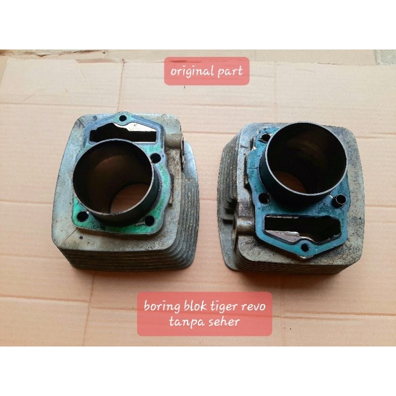 Blok seher boring seher tiger revo original bawaan motor