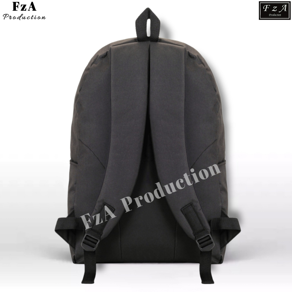 FzA Official -Tas Ransel Distro Casual pria wanita / Tas Ransel Laptop / Tas Ransel Sekolah - BASL Black Army