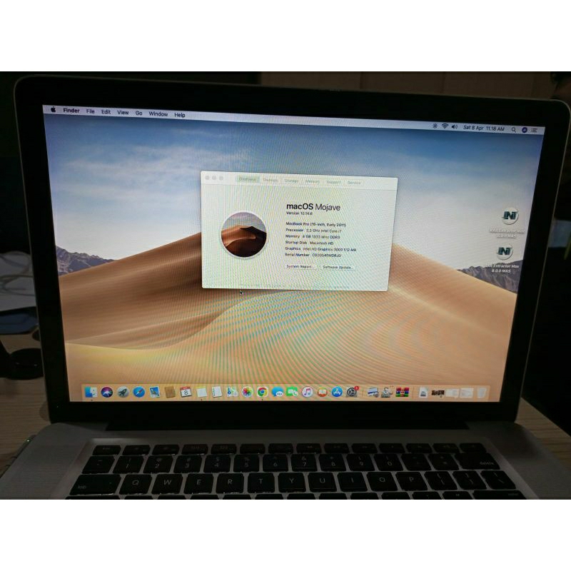 MacBook pro 2011 15 inch i7