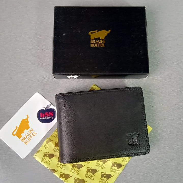 Dompet Kulit Asli / Dompet Lipat Pria / Dompet Pria Braunb Hitam Murah