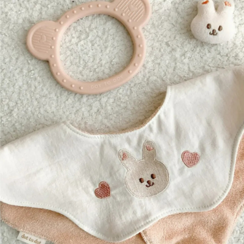 BIANCA - BEAR SERIES Celemek Tadah Air Liur Bayi Bear Bunny