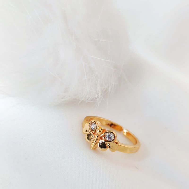 Cincin Xuping Anak Cincin Xuping Permata Anak Warna Emas