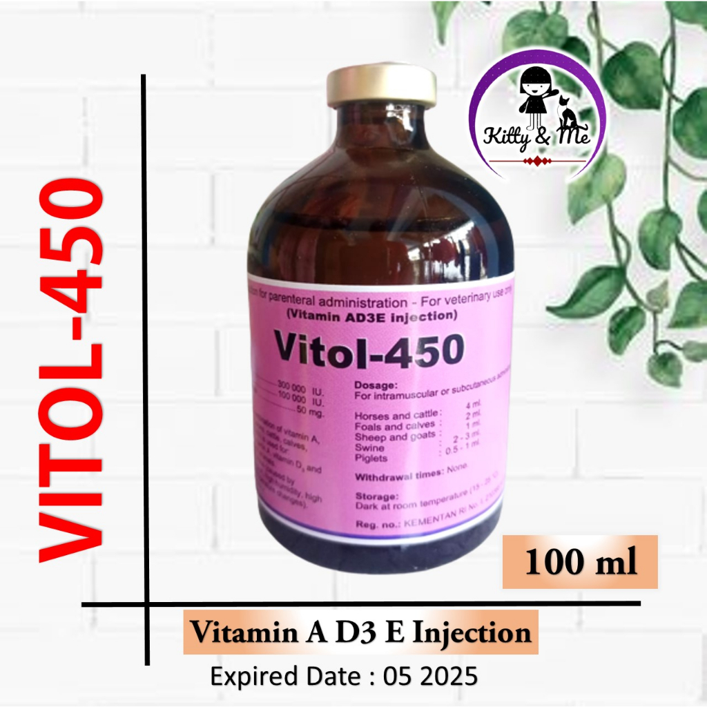 Vitol 450 Konsentrasi Tinggi Dosis Rendah Fertilife Rheinvit Vit ADE
