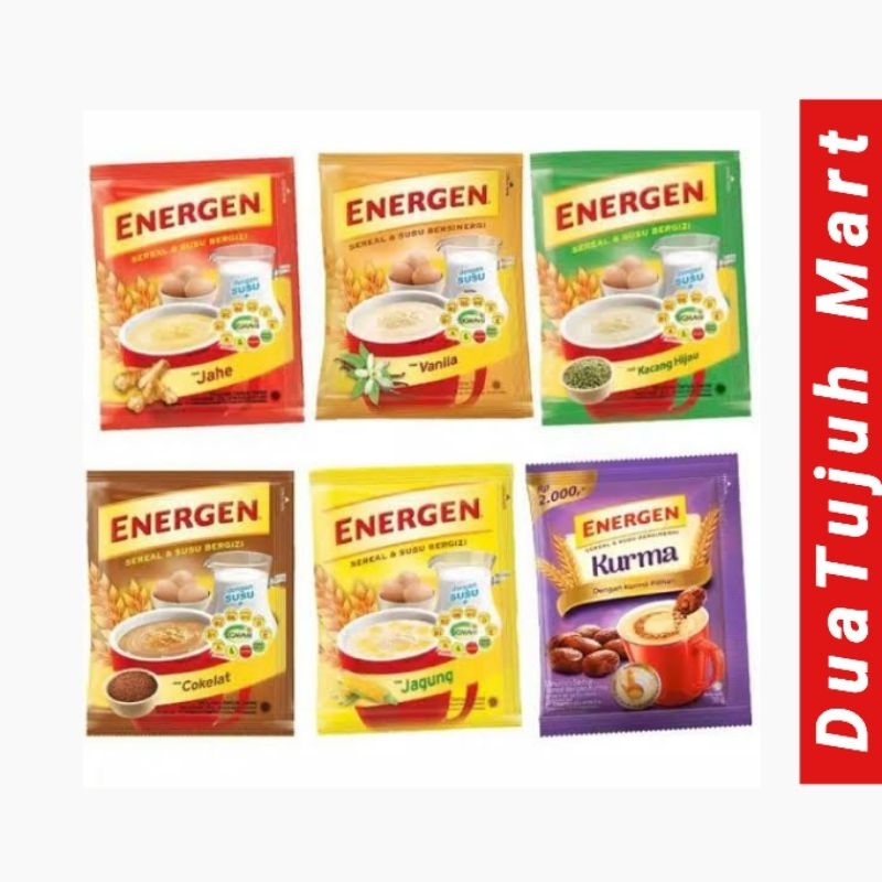 Energen Sereal 30g Sachet Dengan 4 Rasa