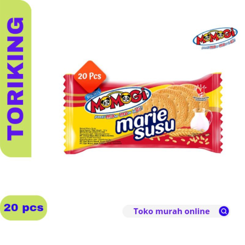 MOMOGI MARIE SUSU (20 Pcs @12 gram)