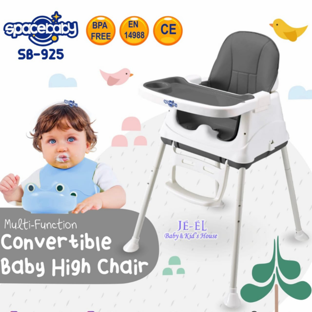 Space baby Multifunction Compertible Baby High Chair SB 925 / Kursi Makan Bayi