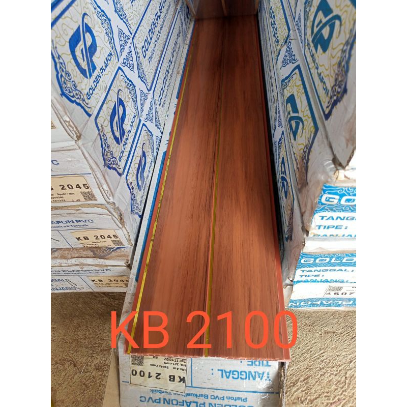 Plafon PVC Merk Golden KB 2100 Atap Rumah Modern Tahan Lama Awet Anti Air Minimalis