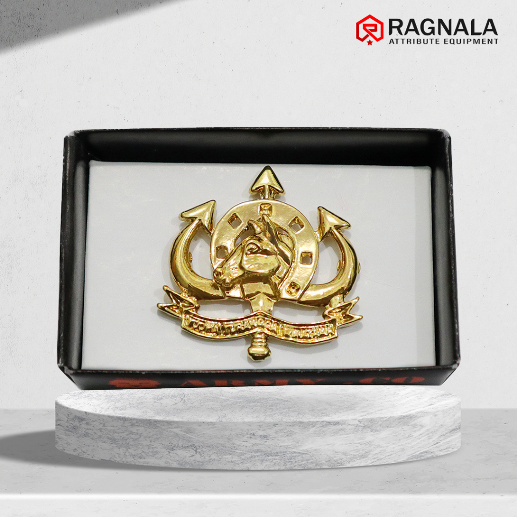 Pin Wing Kuda Kavaleri / Brevet Kavaleri Premium