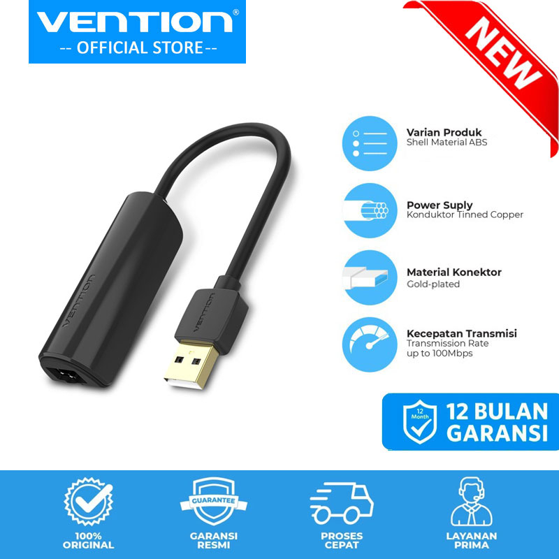 Vention USB to LAN RJ45 Ethernet Adapter High Speed For Mac Windows