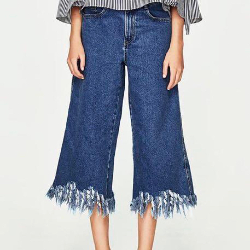 zara trafaluc cullote jeans