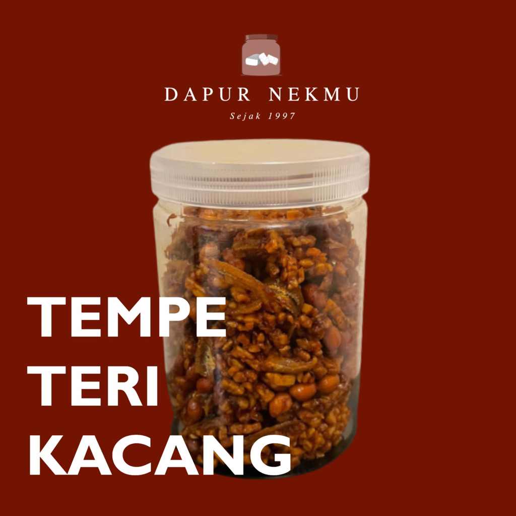 

Tempe Teri Kacang (Toples 800ml) - Orek Tempe Kacang Teri Medan