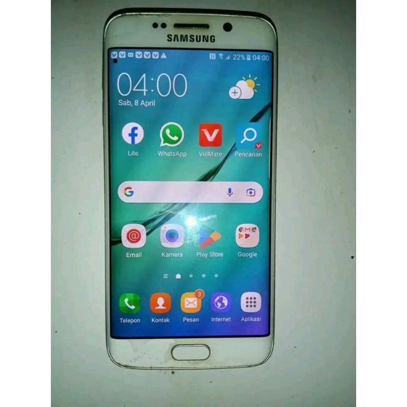 Samsung galaxy s6 edge 3/64gb second hp (caas ori sony) mines cek gambar titik hitam keci dan suara 