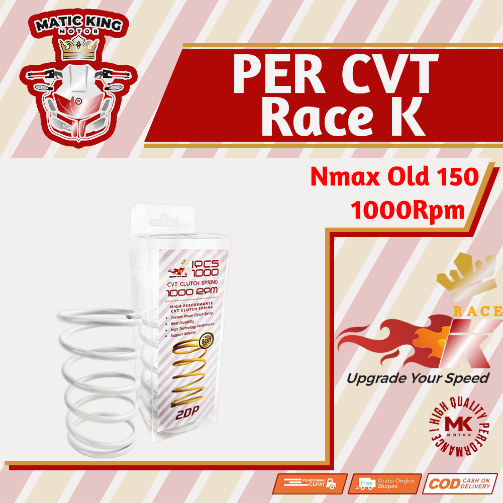 Per CVT Puli Pully Racing 2DP Nmax 150 Old 1000 RPM Race K