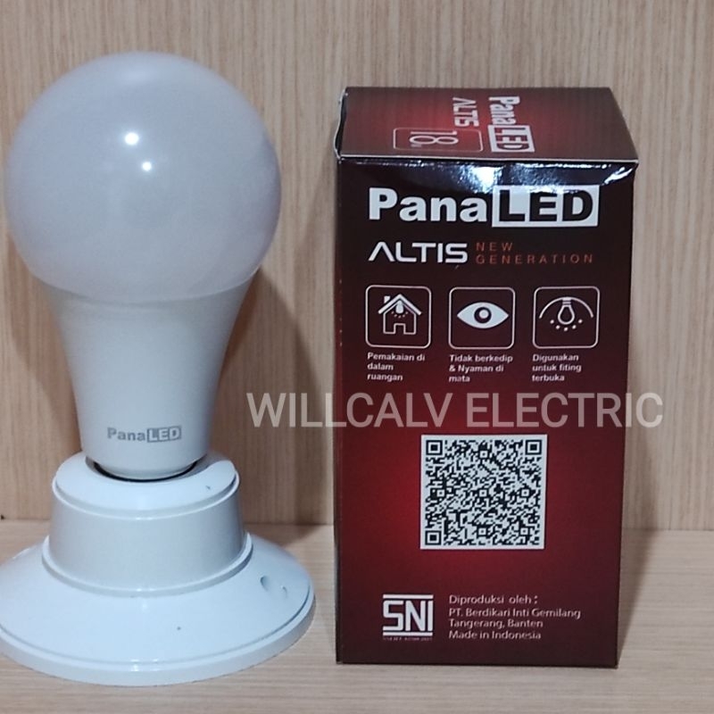 Paket 10 Pc Lampu led Bulb PANALED ALTIS 18W cahaya putih E27 6500K