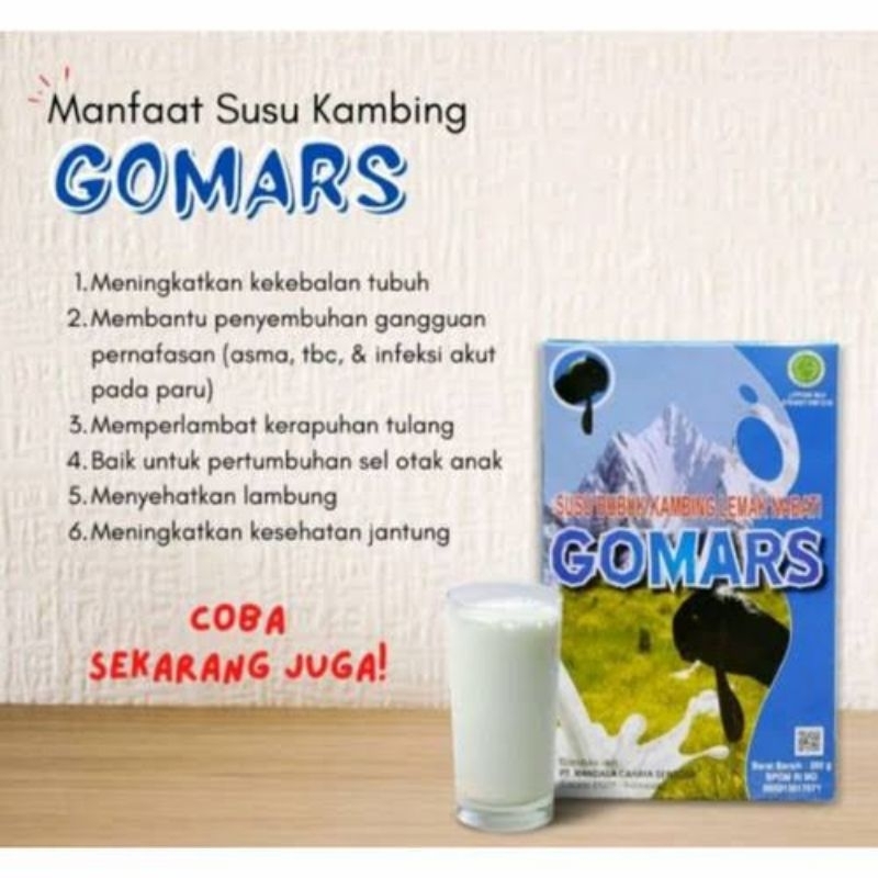

GRA SUSU KAMBING GOMARS ORINAL 100%
