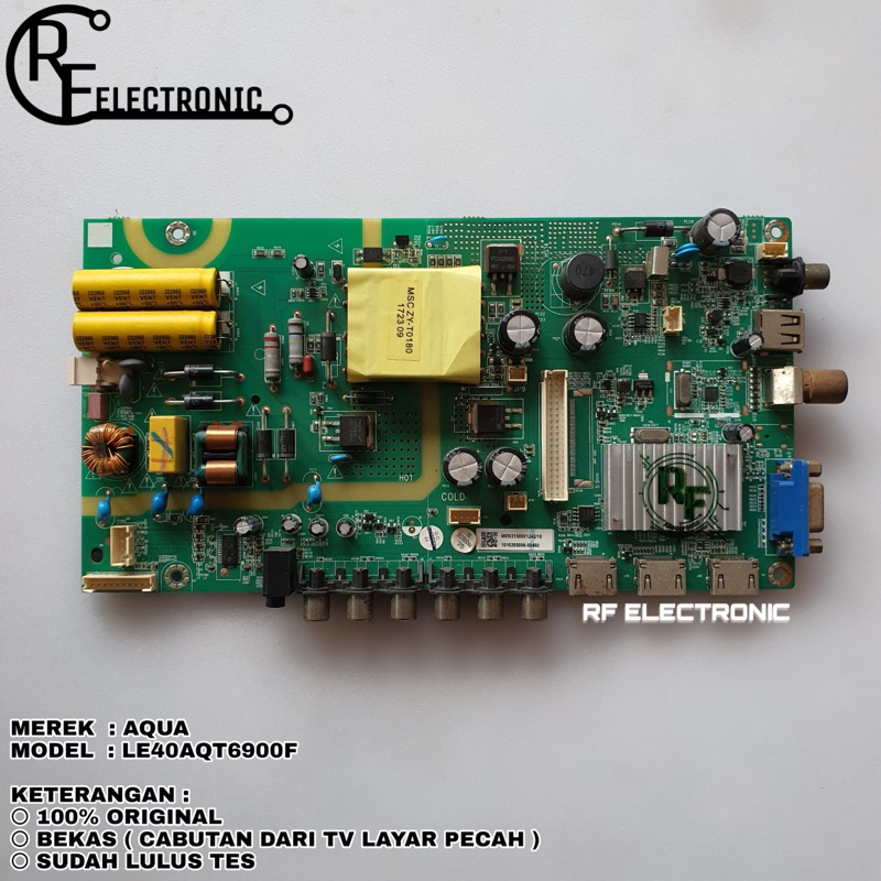 MB MOBO MAINBOARD MESIN TV LED SANYO AQUA LE40AQT6900F LE 40AQT6900F 40AQT6900