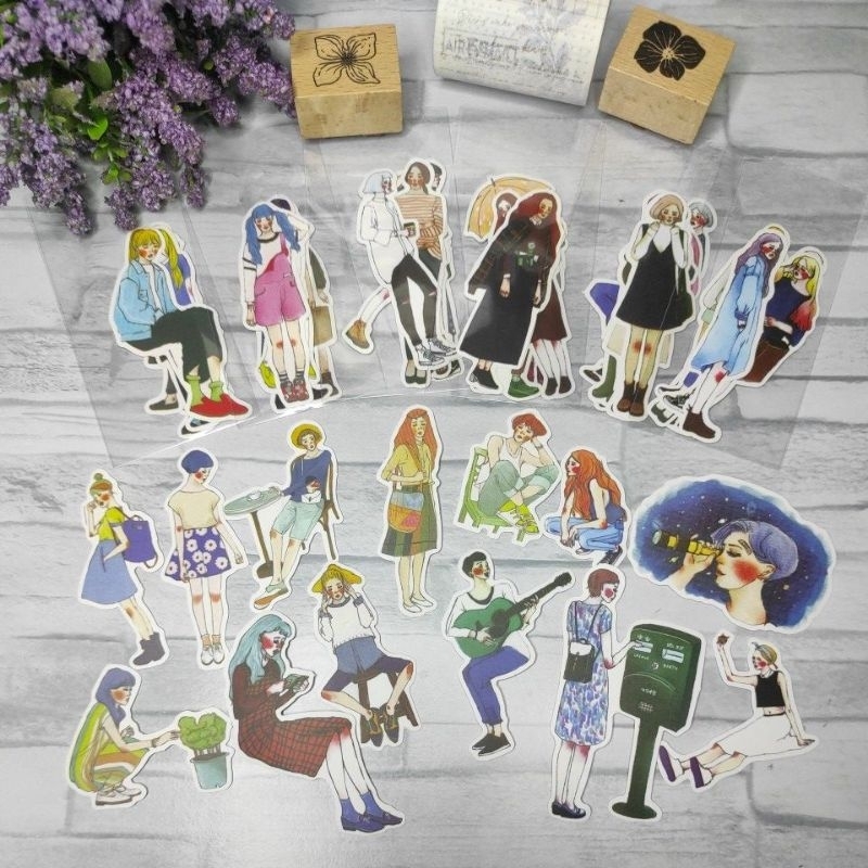 

Stiker Beautiful Girls Vol 1