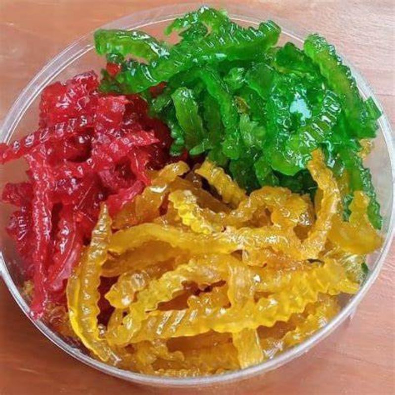 Manisan buah Pepaya Muda manis asam