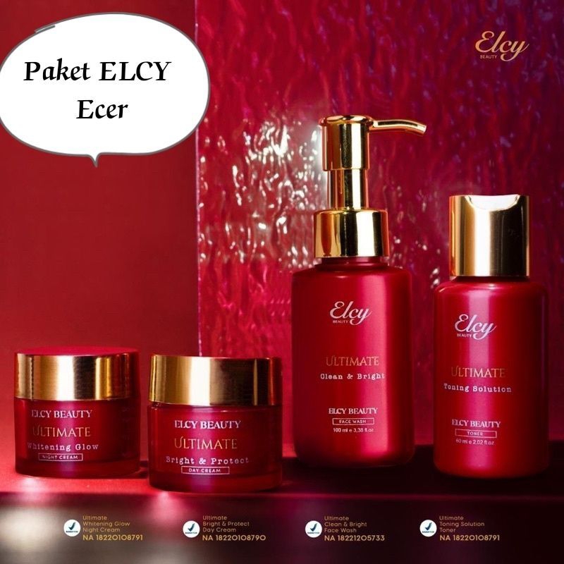 ORI PAKET ECER ELCY BEAUTY BARU BPOM ORIGINAL