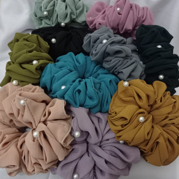 SCRUNCHIE IKAT RAMBUT CEPOL HIJAB