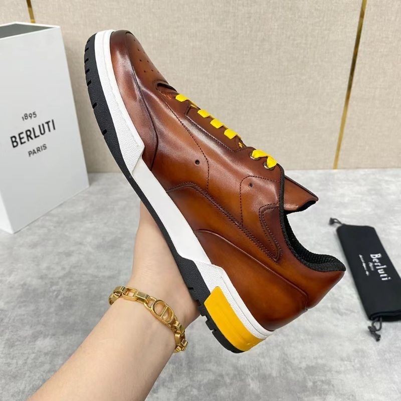 sepatu pria berluti sneaker cowok kulit shoes men top import mirror vip p1shoes terlaris