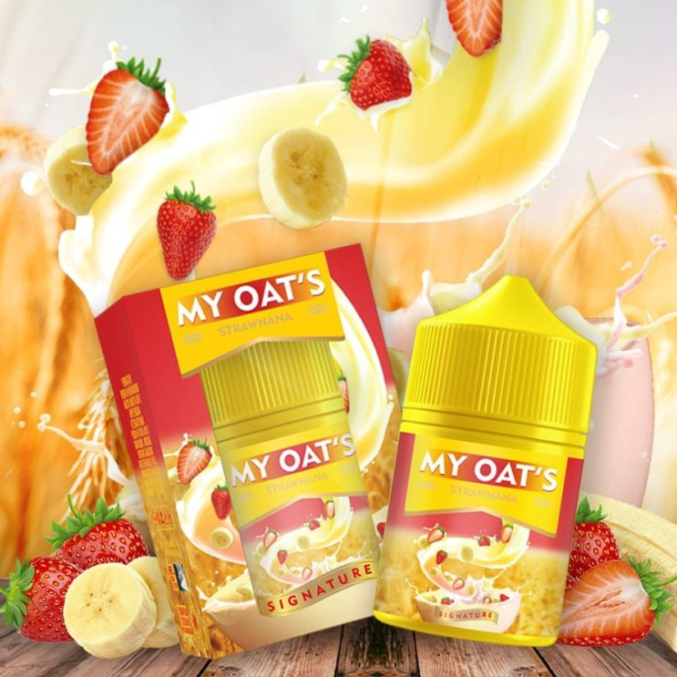 My Oats Strawnana Signature 60ML by IDJ x Vaporking