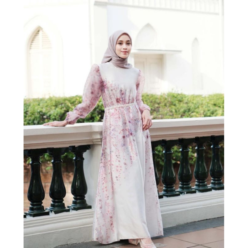 LALUNA SIGNATURE DRESS BY VANILLAHIJAB BUKAN PO (M & ,XL, XXL) READY SOON