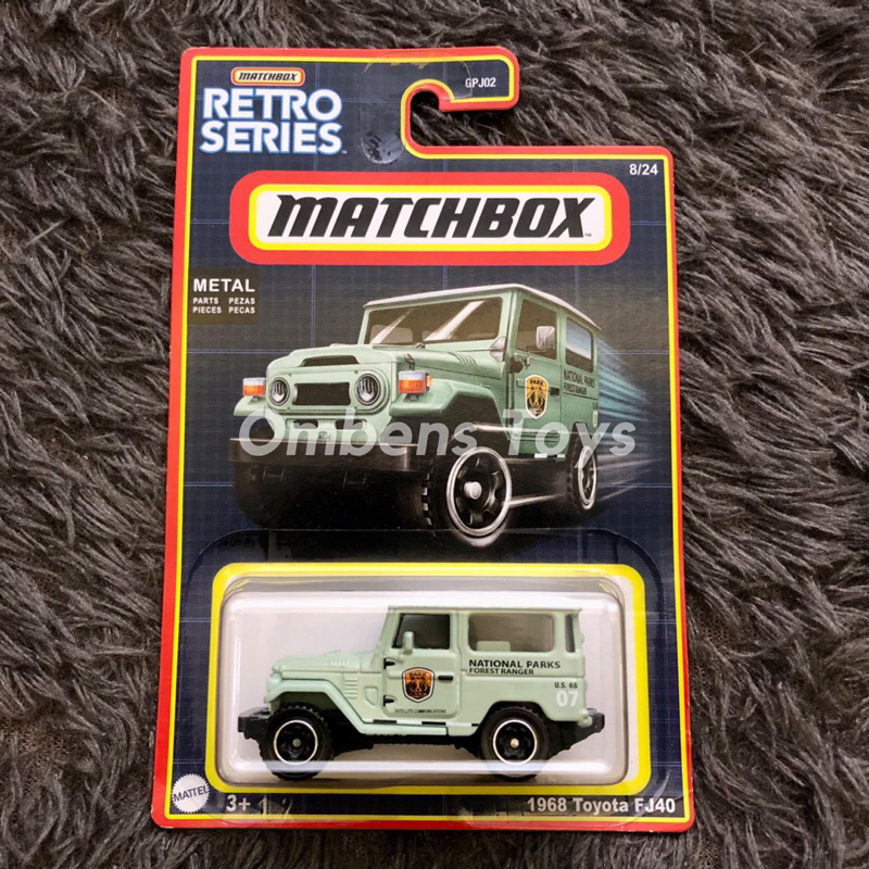Matchbox Retro Series 1968 Toyota FJ40 National Park + Free Protektor