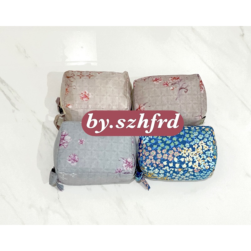 [READY] Mukena Mini Travel Syuhada Ainun 2in1 Floral Edition