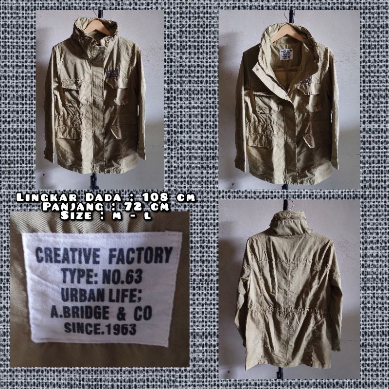 Jaket Parka Military M65 Second Original.