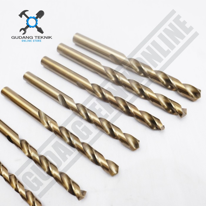 Mata Bor Besi Stainless COBALT BLISTER 5.5 mm 6 mm  6.5 mm  7 mm 7.5 mm 8 mm 8.5 mm HASSTON PROHEX / Iron Drill Bit Mata Bor COBALT BLISTER Ukuran 1 - 5 mm HASSTON PROHEX