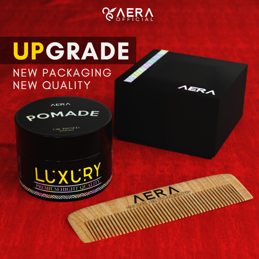 AERA POMADE OIL BASED - LUXURY - FREE SISIR - Hair Care &amp; Styling Solution - PREMIUM QUALITY | TRAVEL SIZE