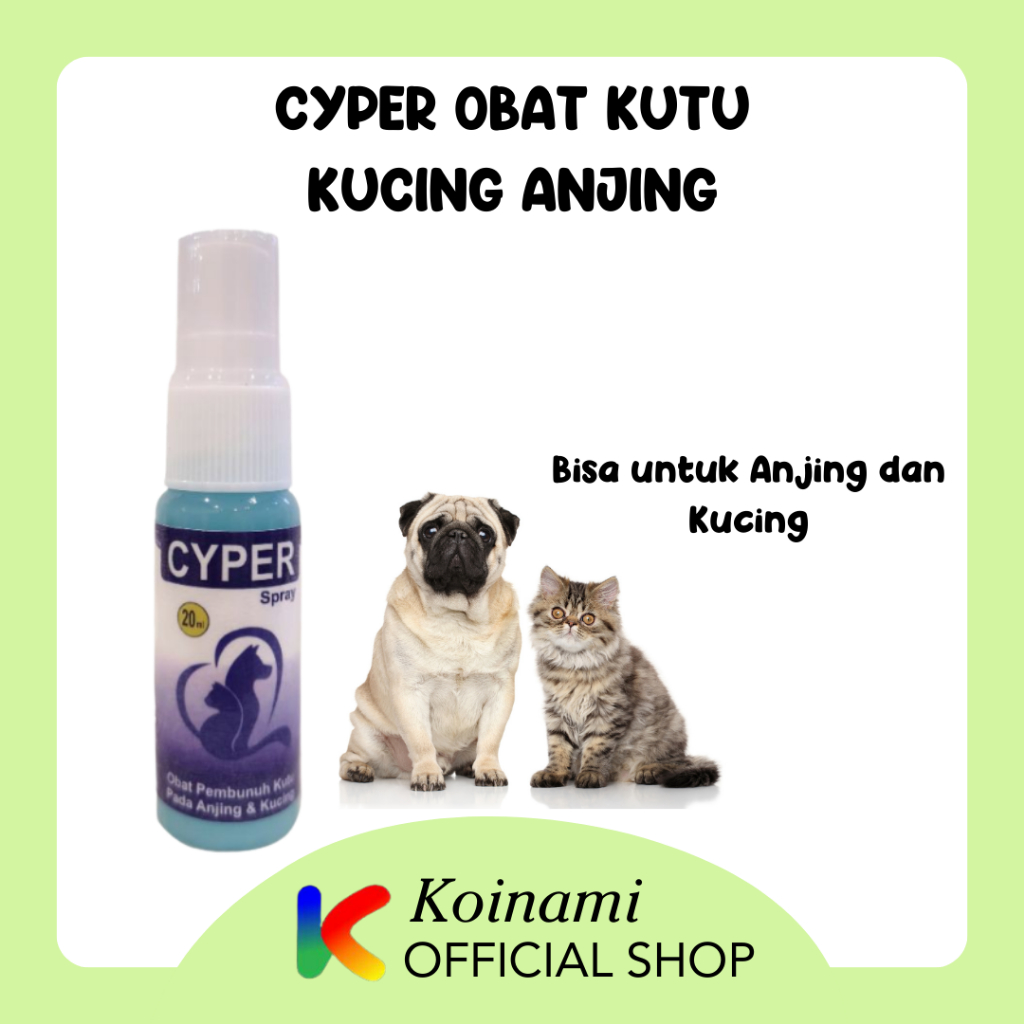 CYPER OBAT KUTU KUCING ANJING / MEYER / btm