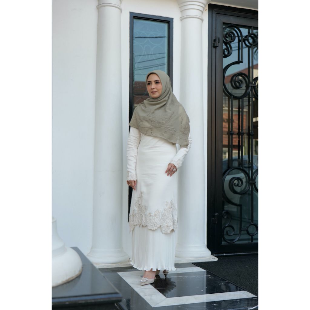 FARA DRESS WHITE - GLASHKA