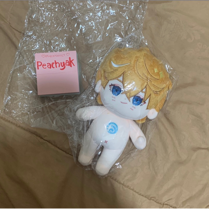 [READY INA] OMODOKI CHILDE TARTAGLIA 20CM DOLL GENSHIN IMPACT ANAK KAPAS TATANG