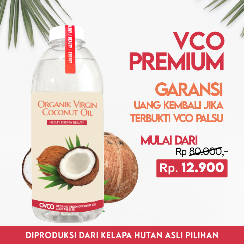 

VCO Virgin Coconut Oil Minyak Kelapa Murni 100% Organik