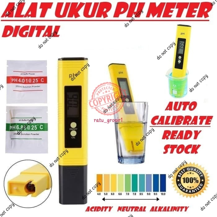 Ph Meter Alat Ukur Air Hidroponik Ph Meter Digital Ph Air Digital Ph