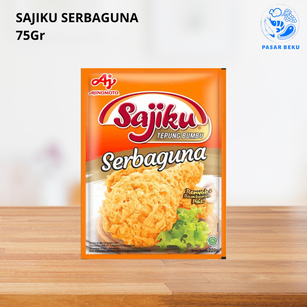 

Sajiku Tepung Bumbu Serbaguna 75gr Pasar Beku Padang