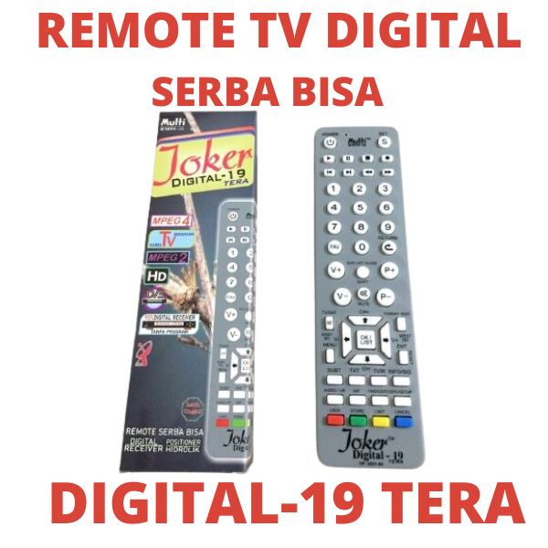 REMOTE TV DIGITAL JOKER MULTI SERBA BISA DIGITAL-19 TERA DIGI19 DIGITAL19 DIJITAL SERBABISA PARABOLA