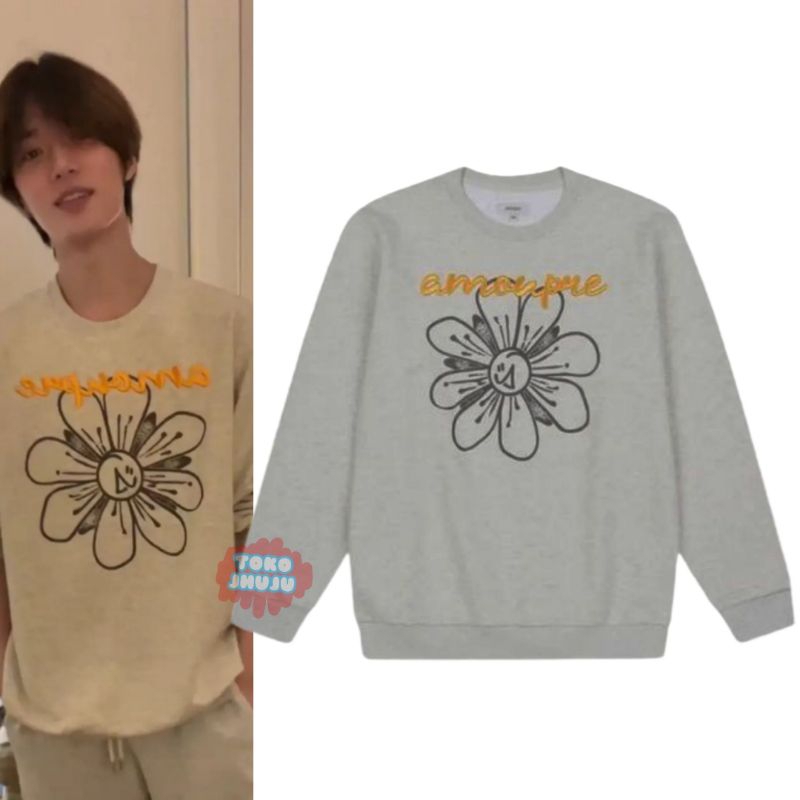 Sweater Beomgyu Txt Amoper Flower