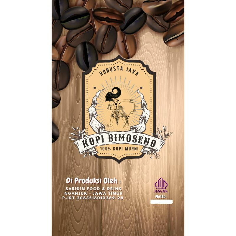 

Kopi bubuk robusta cap Bimoseno