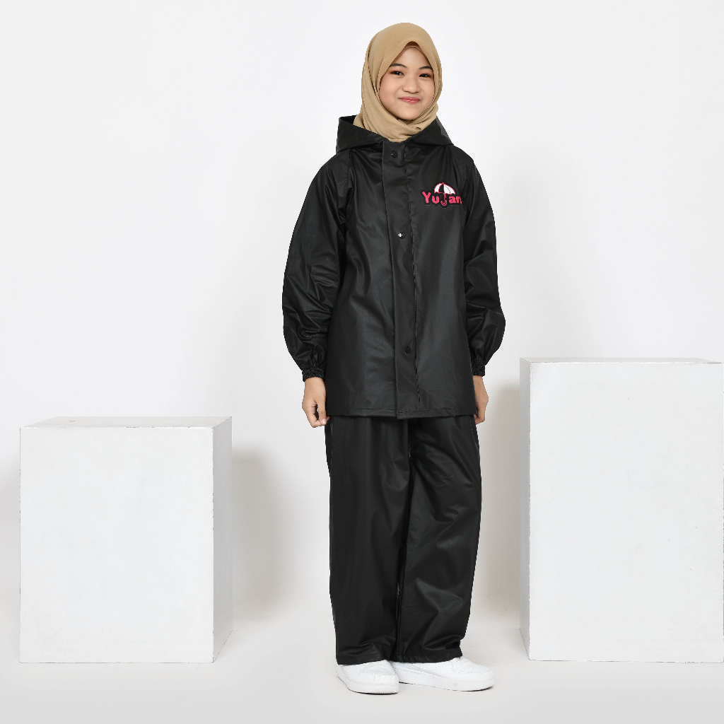 Jas Hujan Setelan Anak  Remaja / Mantel Jas Hujan Raincoat Premium / Mantel Anak Laki Laki Perempuan