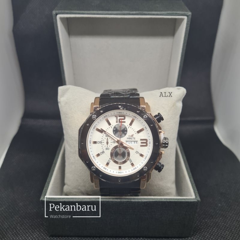 Jam Tangan Pria Sport Mirete Original Water Resistant