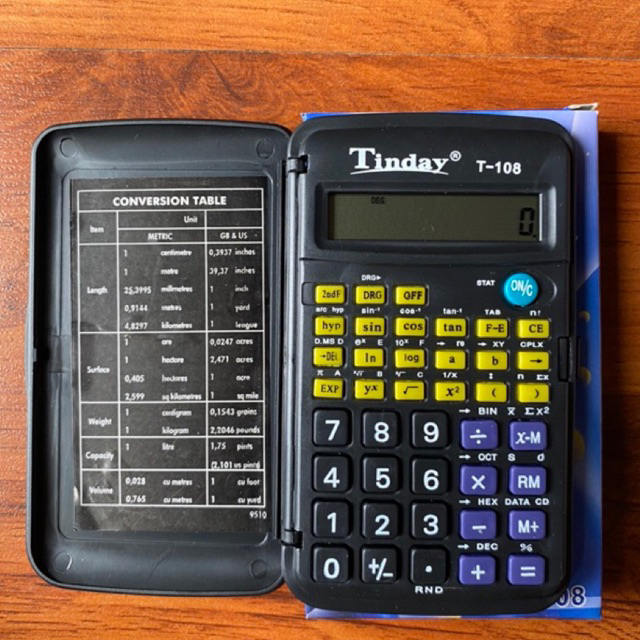 

Kalkulator Tinday T-108/Kalkulator Scientific/Kalkulator 10 digit